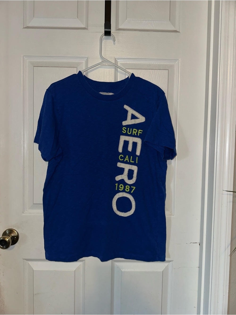Aeropostale Men's Blue Shirt Size Large